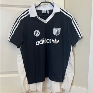 Adidas women Black and White Sports Jersey